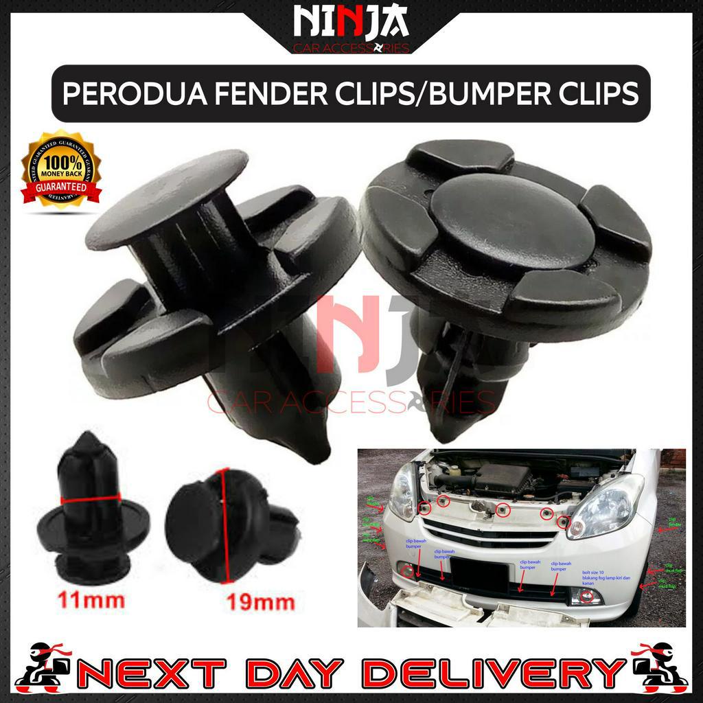 Perodua Myvi/Viva/Axia Fender Under Shield Clips/Bumper Clips(OEM
