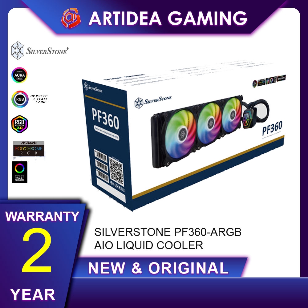 ^ SILVERSTONE PF360-ARGB AIO LIQUID COOLER - SST-PF360-ARGB | Shopee ...