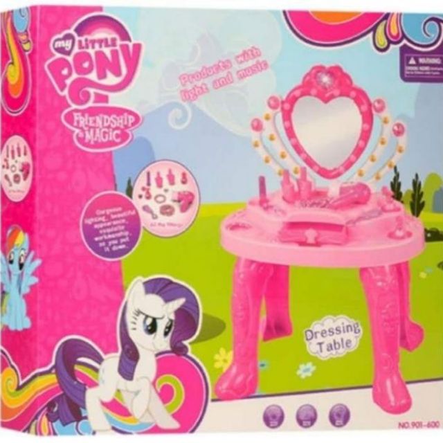 My little pony vanity hot sale table