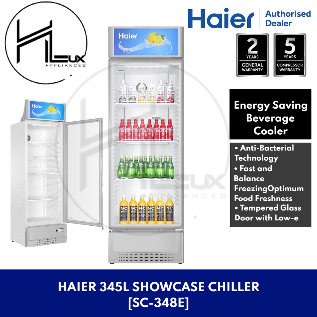 [BEST BUY !!! ] HAIER 339L Showcase Display Chiller Refrigerator Peti ...