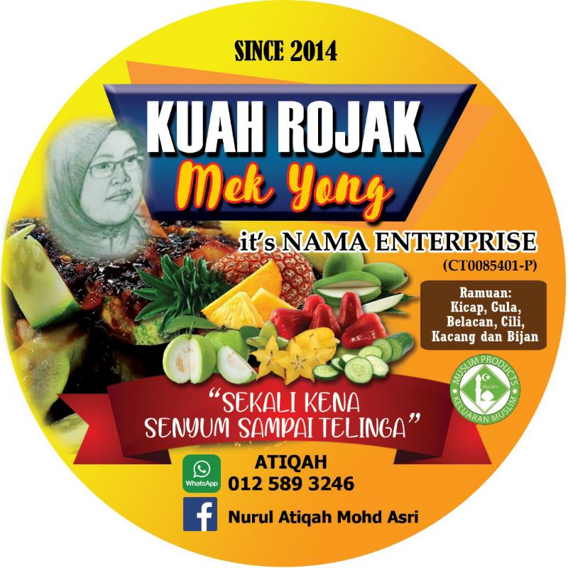 🔥Original KUAH ROJAK MekYong 🔥 350 gram ‼️900 gram‼️(Homemade) Since