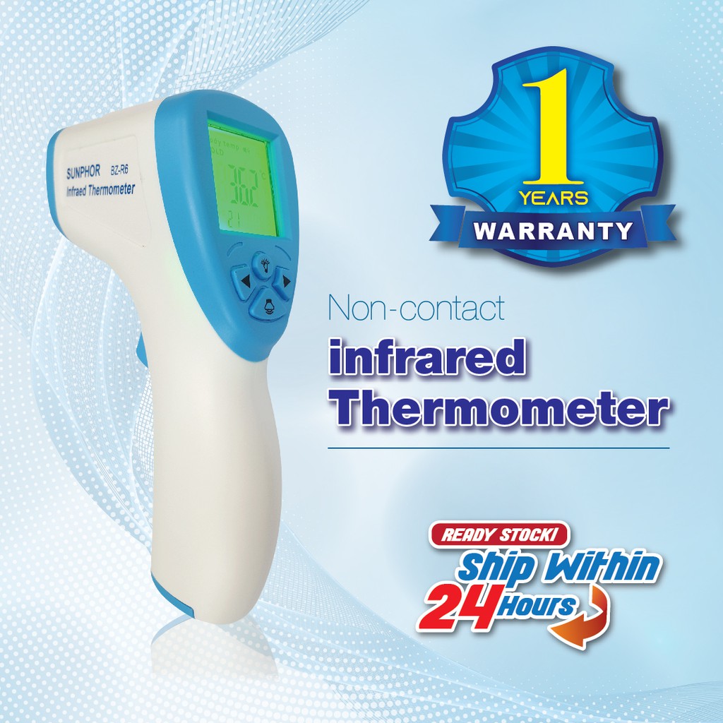 Multifuction Digital Infrared Forehead Thermometer NonContact Body