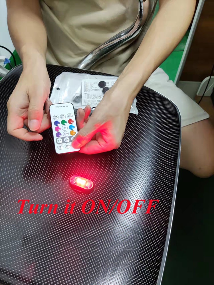 Universal 8 Colors Anti collision Warning Signal LED Lights with Remote ...