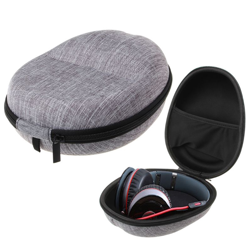Portable Headphone Earphone Carrying Hard Case Protective Cover Storage