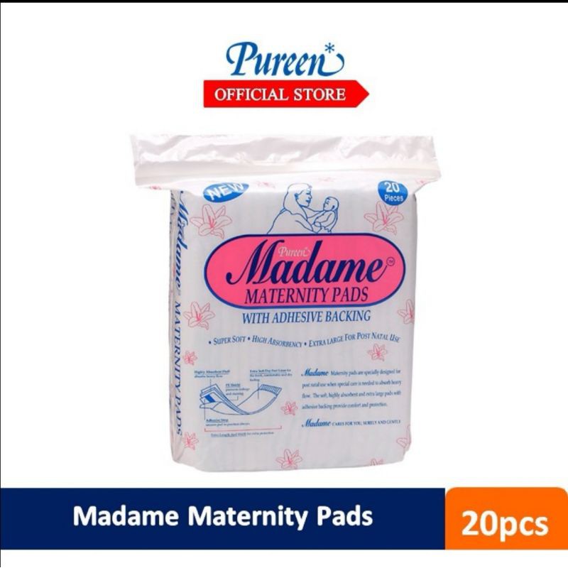 Pureen Madame Maternity Pads (20's) | Shopee Malaysia