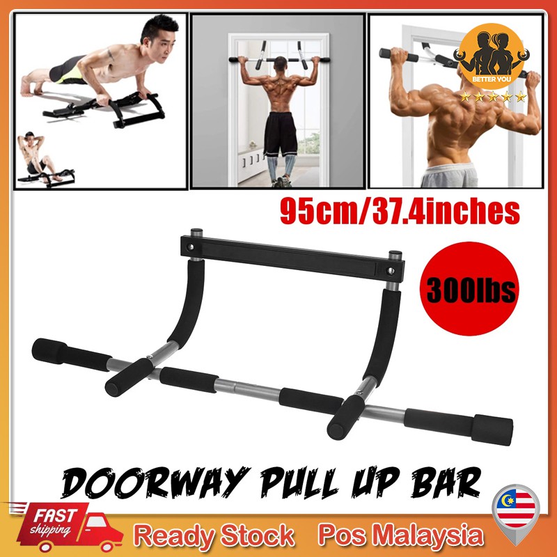 Iron gym pull up bar online installation