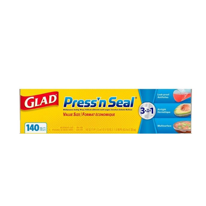 Glad Press'n Seal Strong Plastic Wrap 1pc Costco Purchase