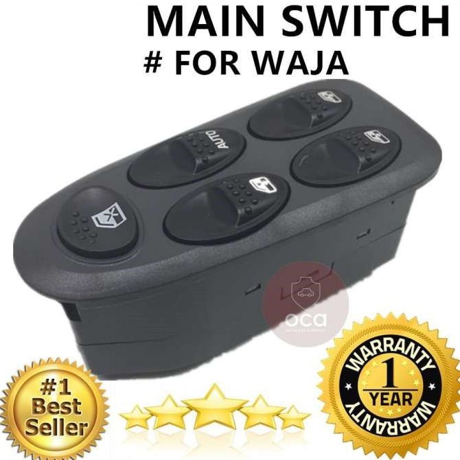 OEM Power Window Switch for Proton Waja (Main Switch) Shopee Malaysia