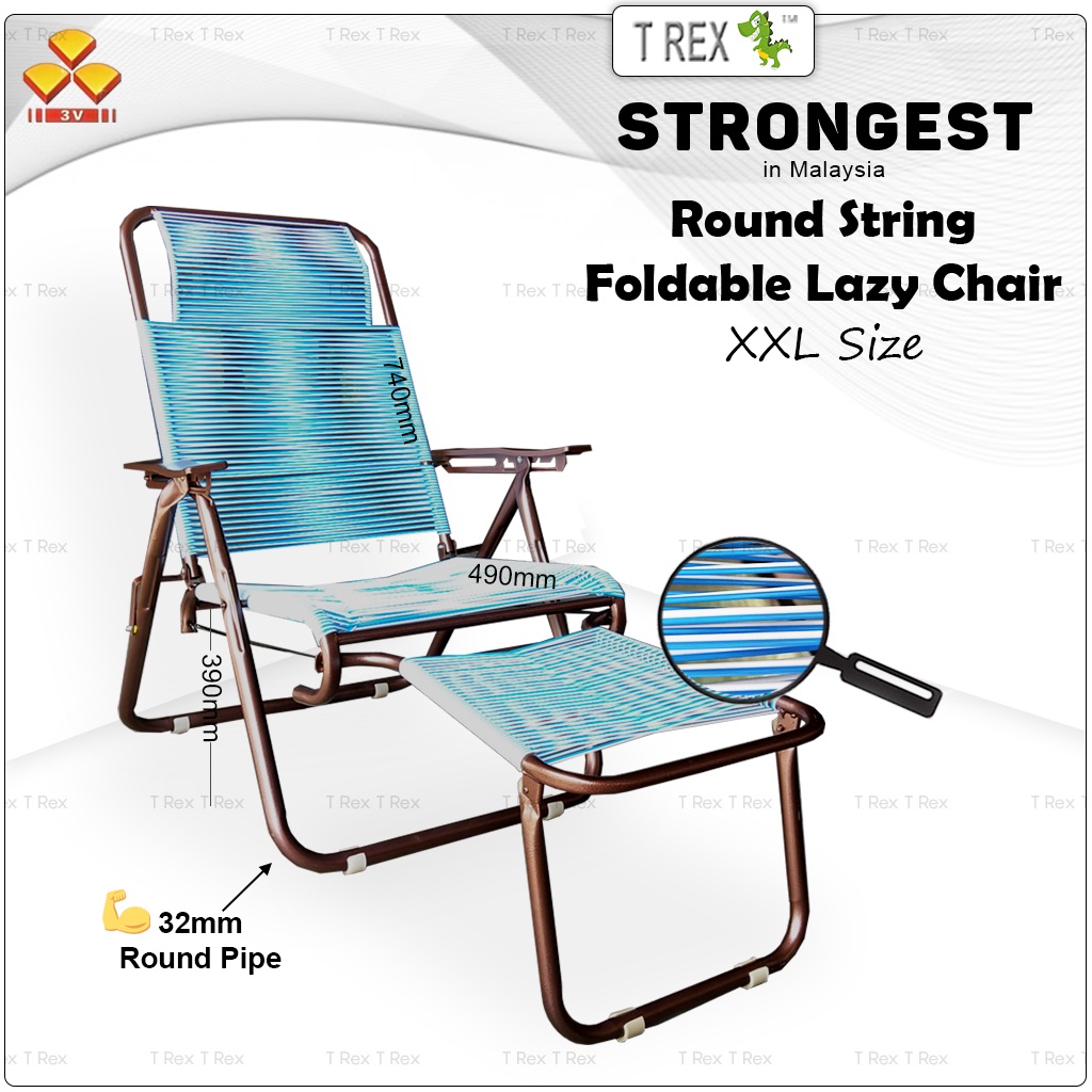 3V 32mm Lazy Chair / Relax Chair / Leisure Chair / Kerusi Malas / Kerusi Rehat