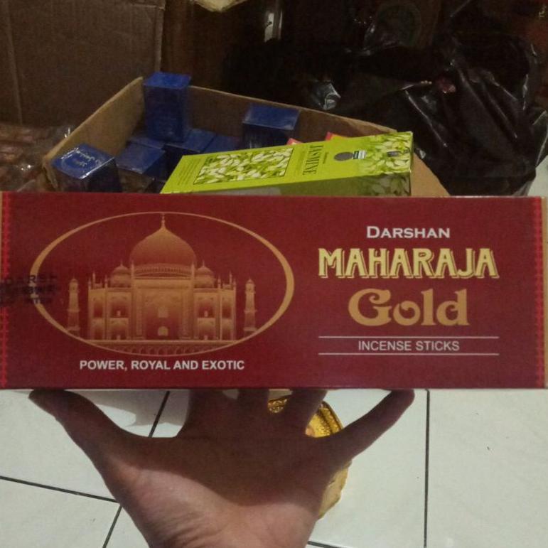 Best Selling DL67P Indian Aromatherapy Incense Darshan Maharaja Gold ...