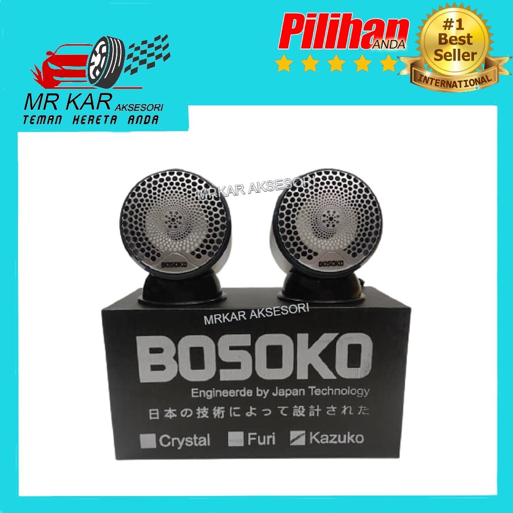 PACKAGE SET BOSOKO 2-Channel AMPLIFIER 1000 Watts 3Way VOIES