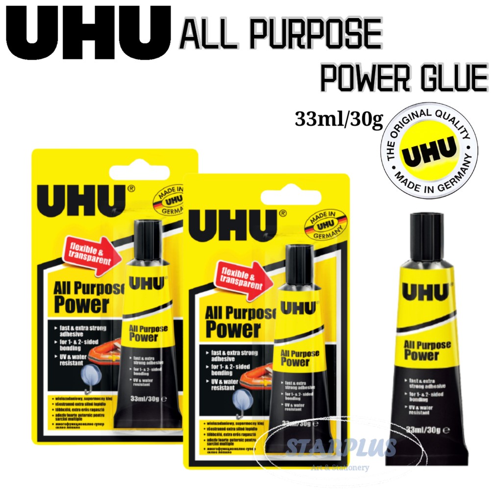(Starplus)UHU All Purpose Power Glue *Flexible & Transparent* 30g