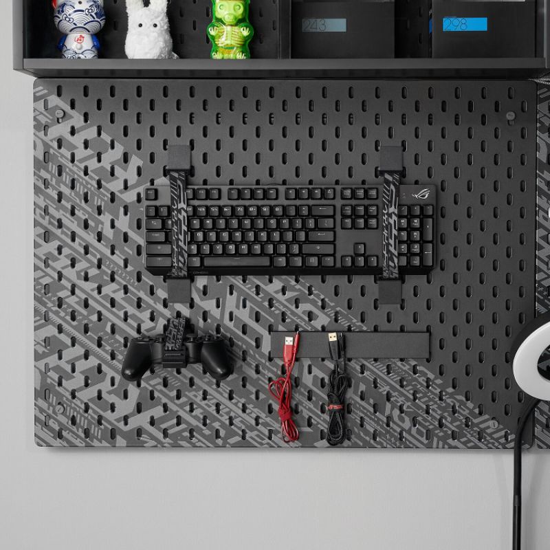 IKEA x ASUS ROG UPPSPEL GAMING COLLECTION: PEGBOARD & PEGBOARD ...