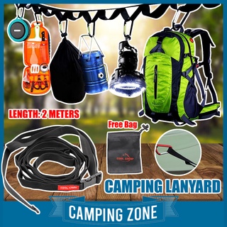 Aluminium Tent Paracord Rope Tensioner Penegang Tali Camping Rope Tali  Paracord Tent Rope Adjuster Fastener