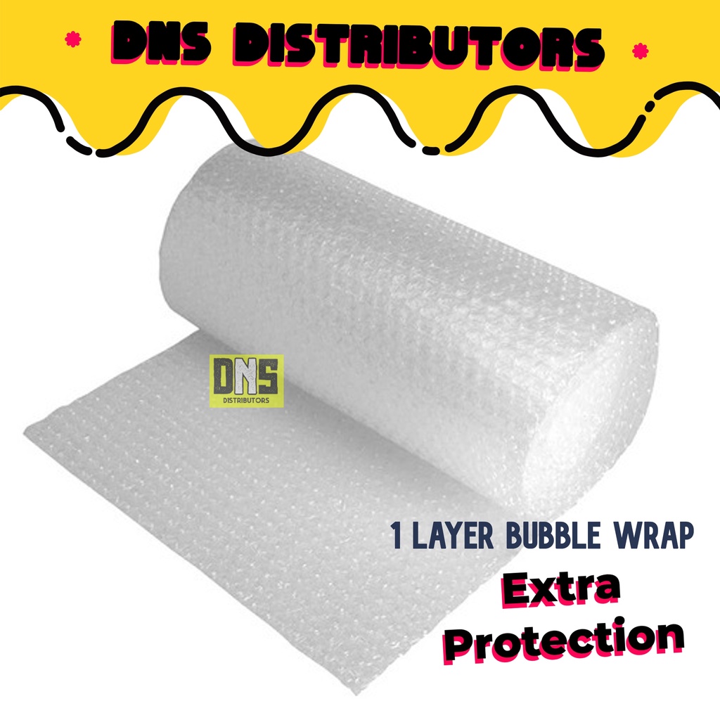 Bubble Wrap Packing Service For Parcel Protection (Add On) Shopee