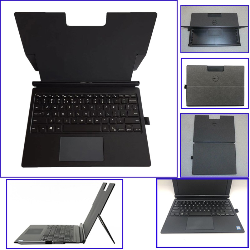 Original Dell Xps 12 9250 Latitude 7275 K14m Tablet Slim Backlit Led Keyboard With Touchpad Base 8626