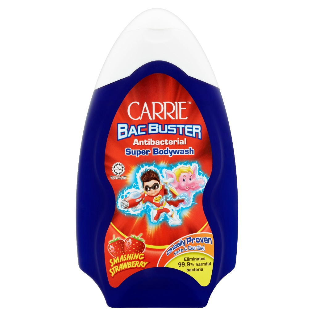 Carrie Bac Buster Antibacterial Super Body Wash - Smashing Strawberry ...