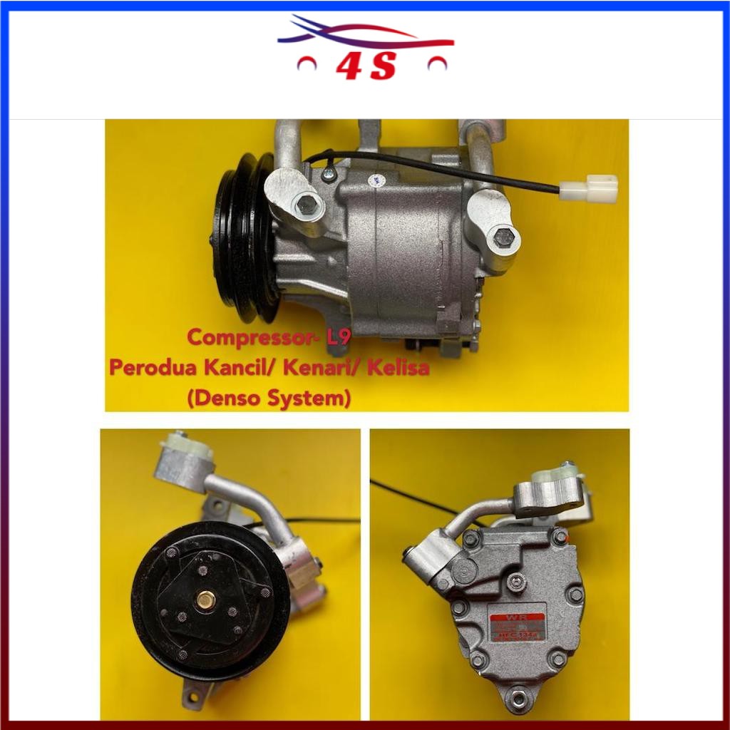 Compressor, L9 For Perodua Kancil/ Kenari/ Kelisa, Denso System ...