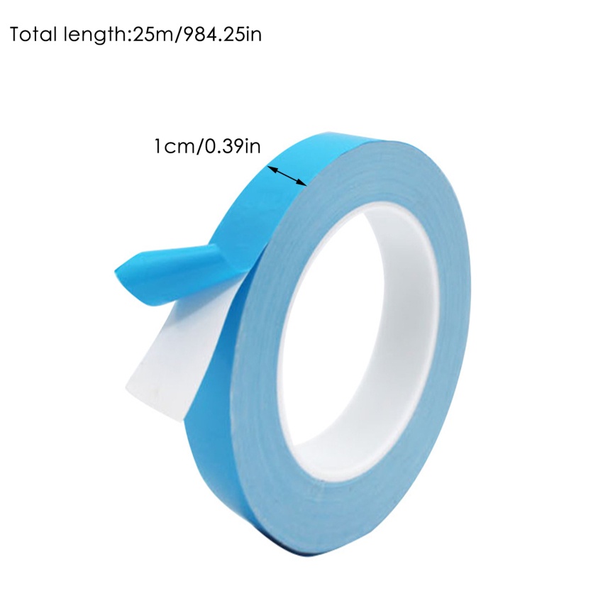 25M blue film doublesided tape LED light strip panel strong adhesive