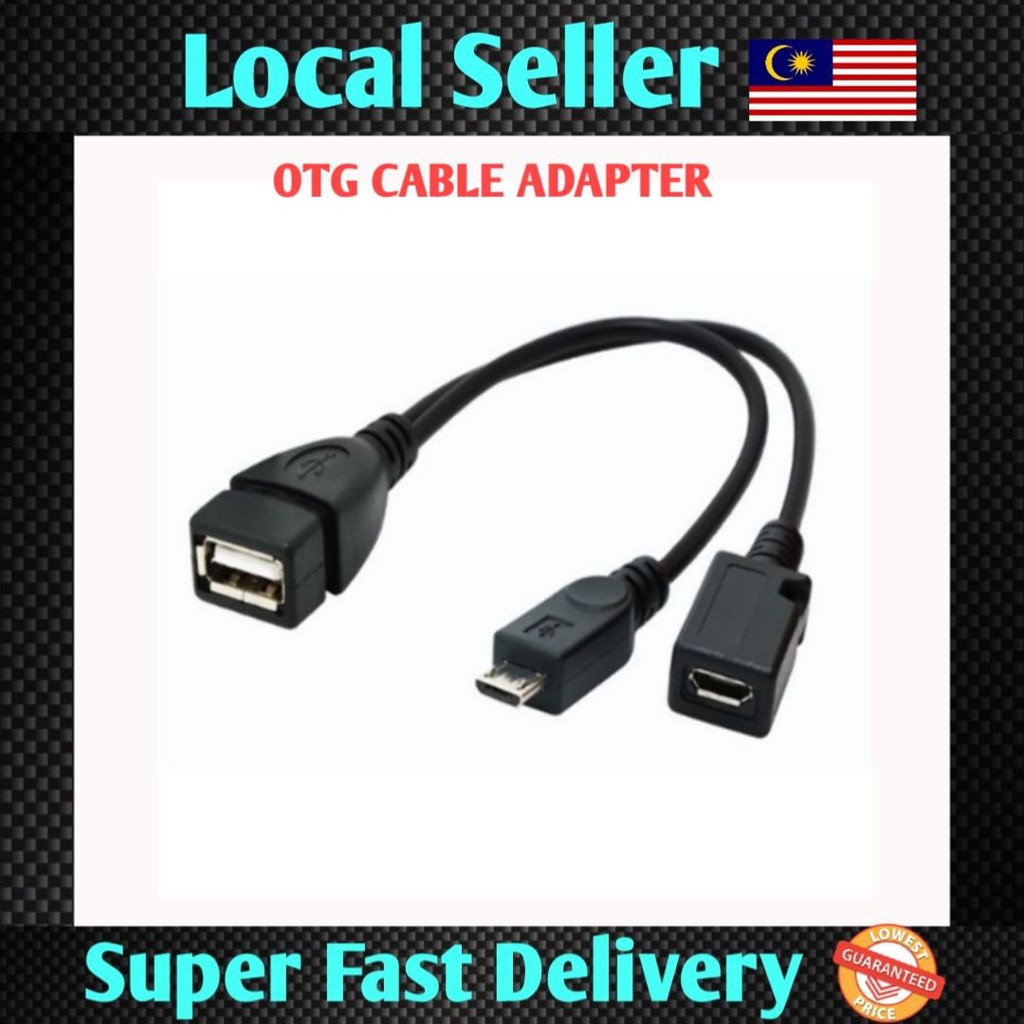 Adaptador Micro USB A USB 2 -en- 1 ( Cable OTG Honduras