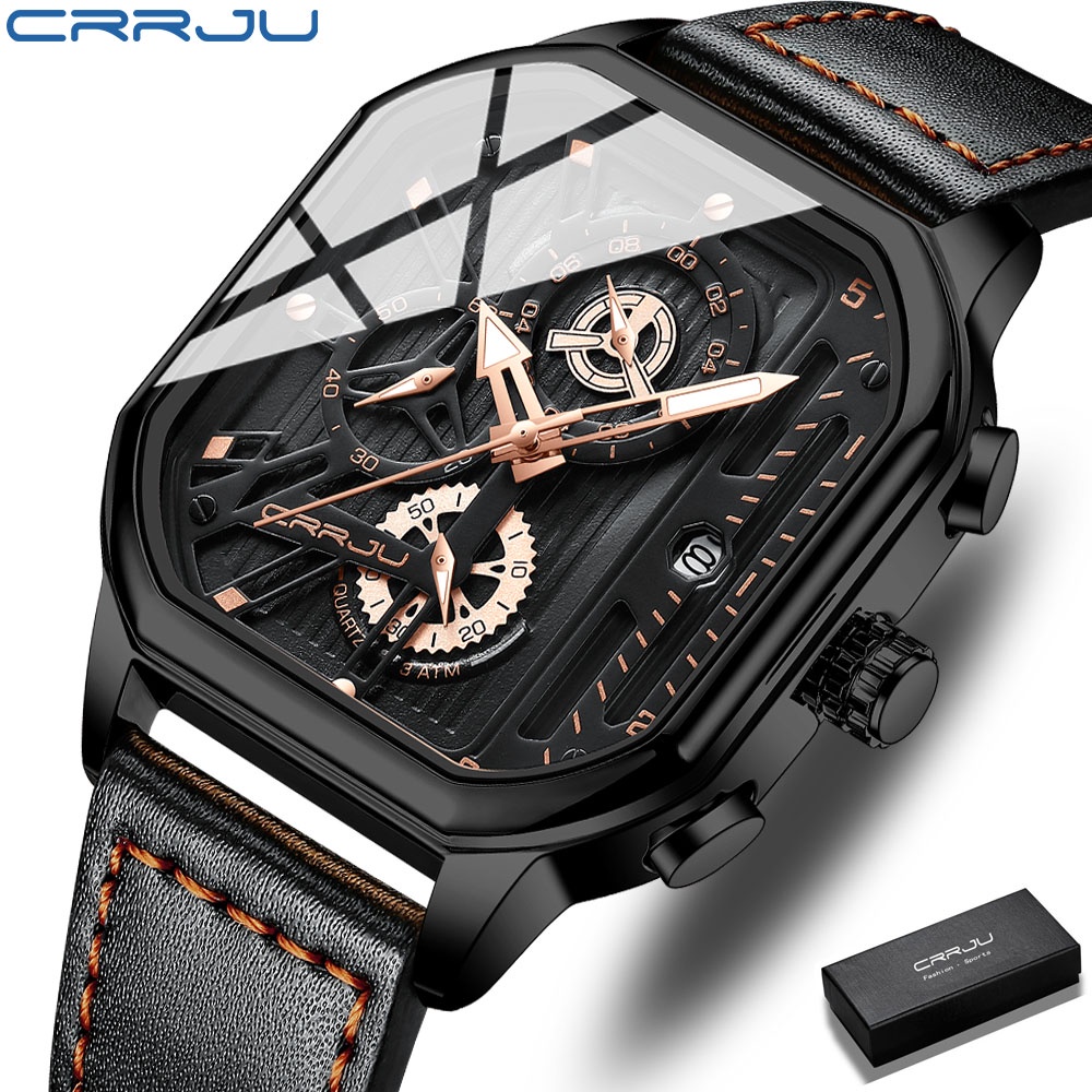 Crrju fashion hotsell mens watches