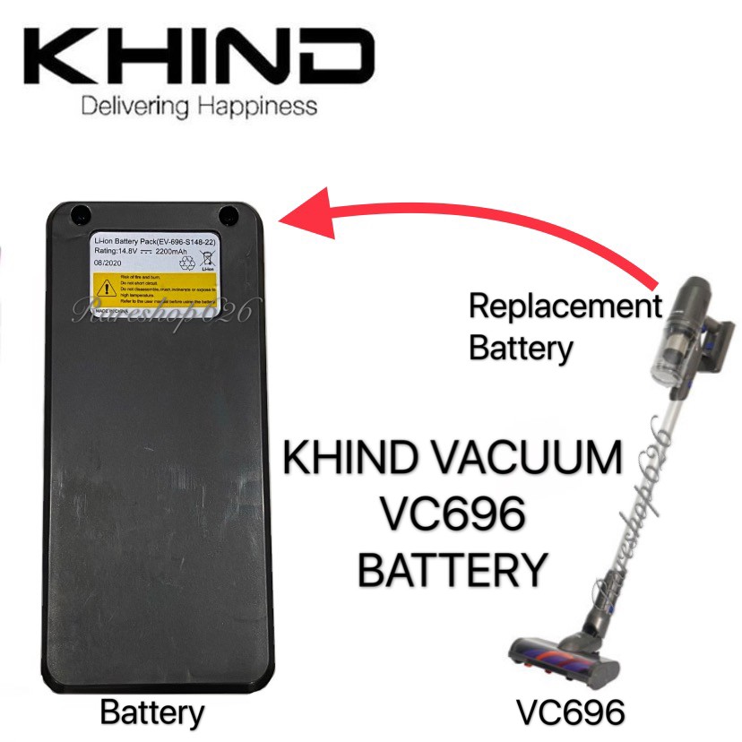 Khind Vacuum Battery (VC696) Shopee Malaysia