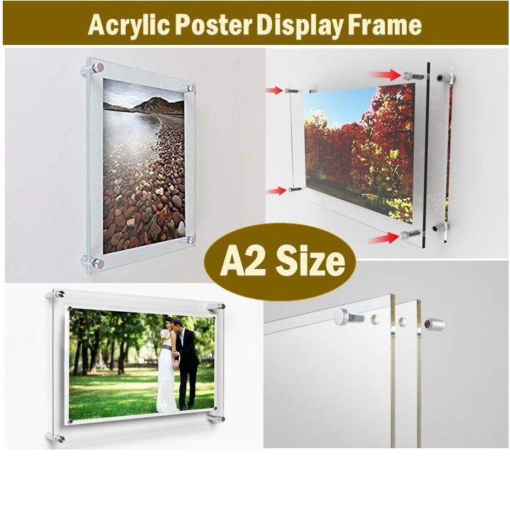 Acrylic poster display frame -A2 Size - Ready stock | Shopee Malaysia