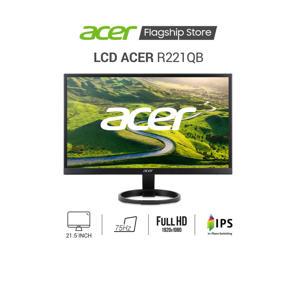 Acer Computer Monitor (R221QB) 21.5 inch FullHD | 75hz | 1ms | Ips ...