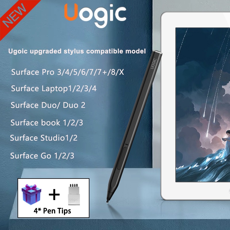Surface Pen Stylus For Microsoft Surface Pro 4/5/6/7/8, Laptop 1/2/3/4, Duo – 1024 Pressure