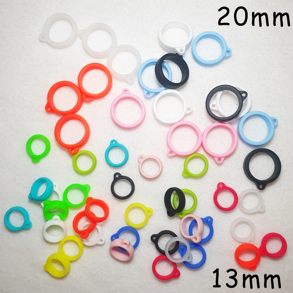 13mm 20mm SILICONE RUBBER BAND SILICONE RING RUBBER RING LANYARD