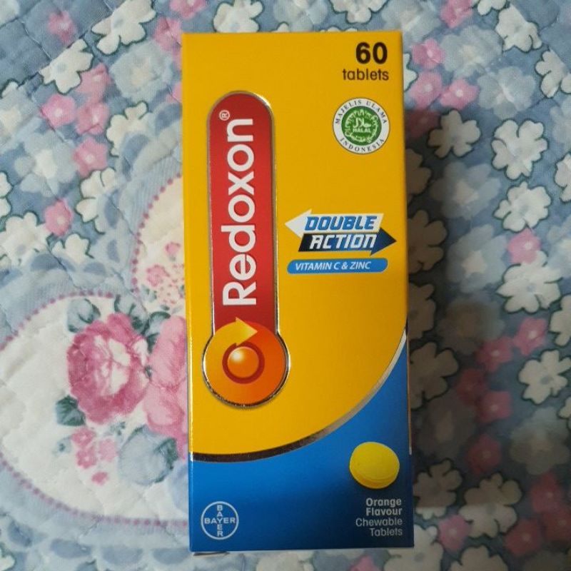 Redoxon Double Action Vitamin C & Zinc Chewable Tablets 60s (Orange
