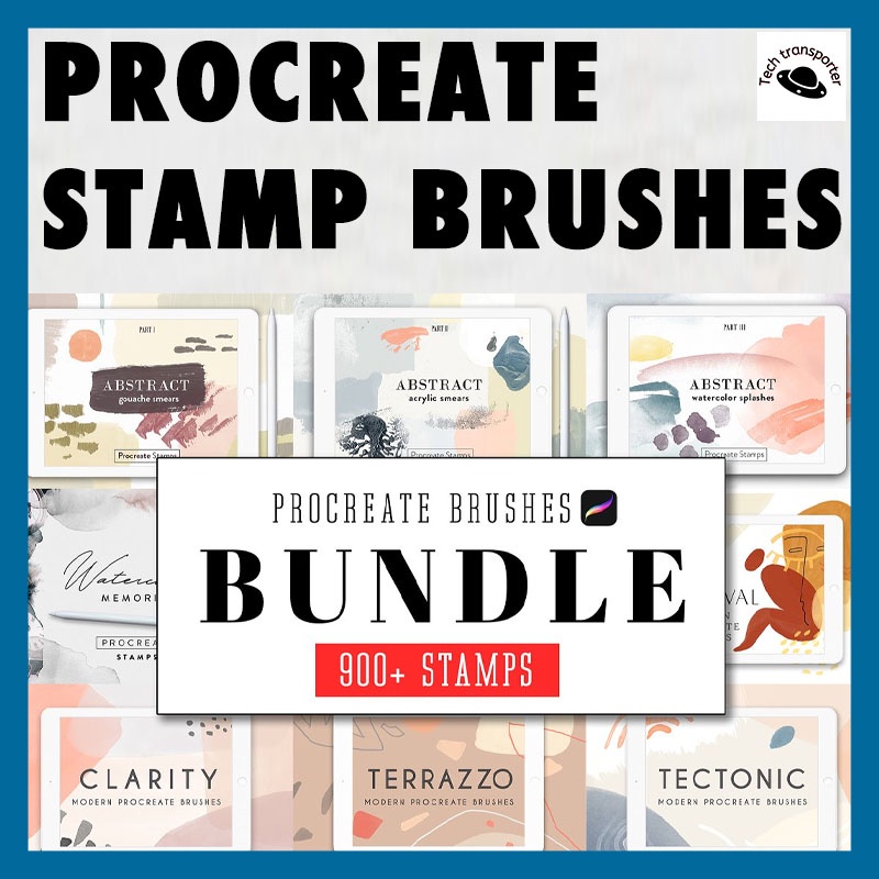 Ultimate Procreate Bundle Stamp Brushes Drawing Tools Art Design ...