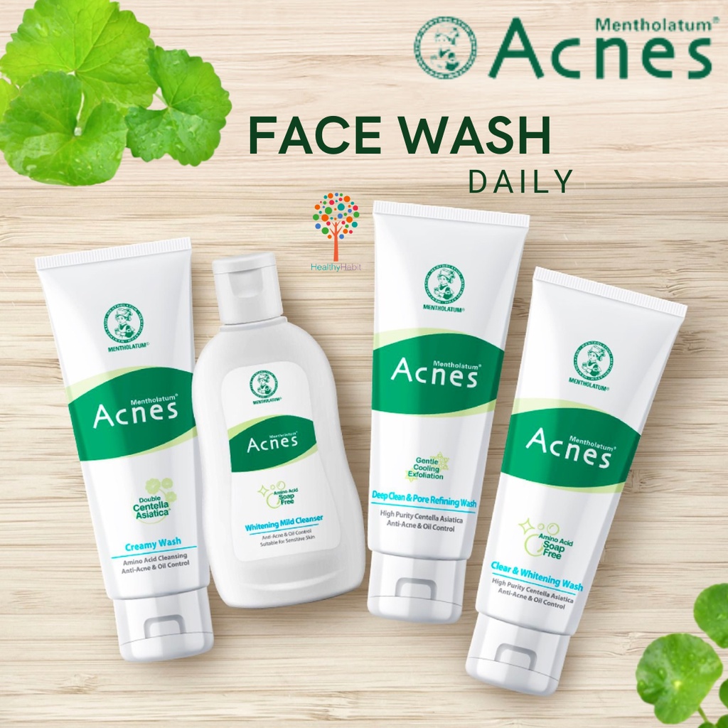 MENTHOLATUM Acnes Clear & Whitening | Deep Clean & Pore Refining ...