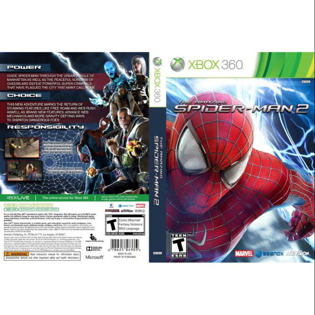 Xbox 360 Offline The Amazing Spider Man 2 (FOR MOD CONSOLE