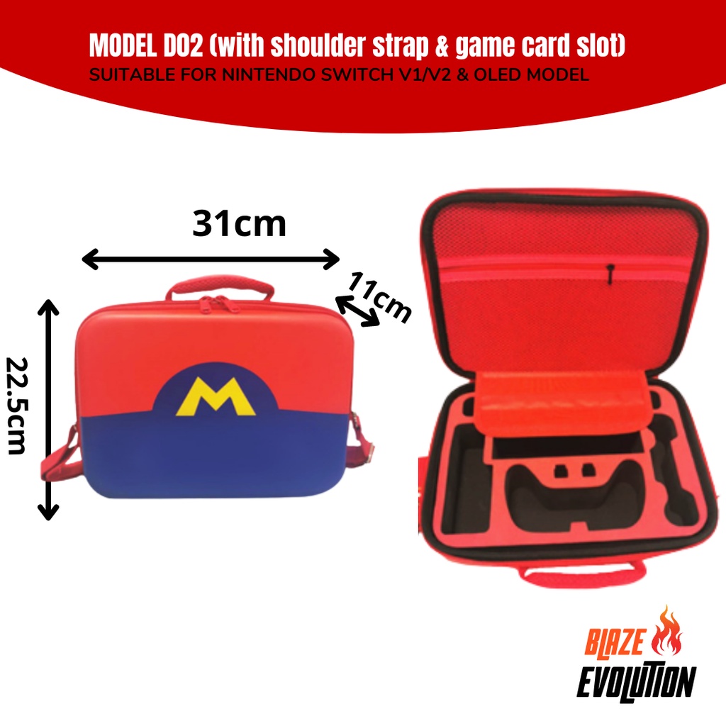 Nintendo Switch OLED V1 V2 Switch Console Joycon Carry Storage Bag ...