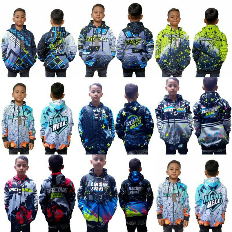 CHILDREN'S HELL RACING JACKET | Shopee Malaysia