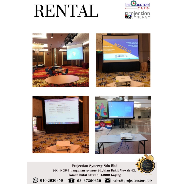 LCD Projector Rental, Screen, Conferences System, TV, PA System ...