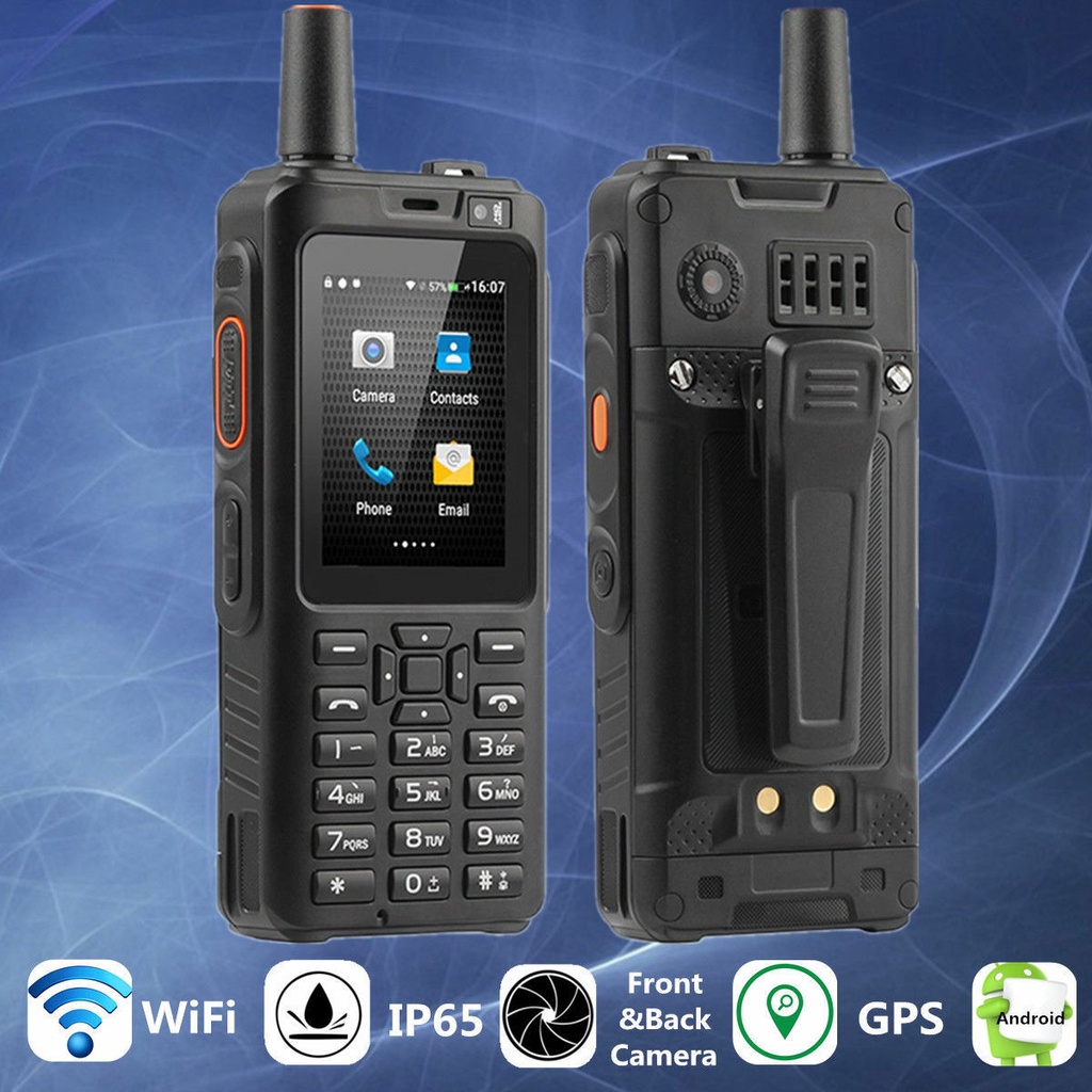UNIWA W888 IP68 Waterproof Smartphone Walkie Talkie PTT 4G Mobile Phone  5000mAh 4GB 64GB Andriod 11 6.3 inch NFC Cellphone