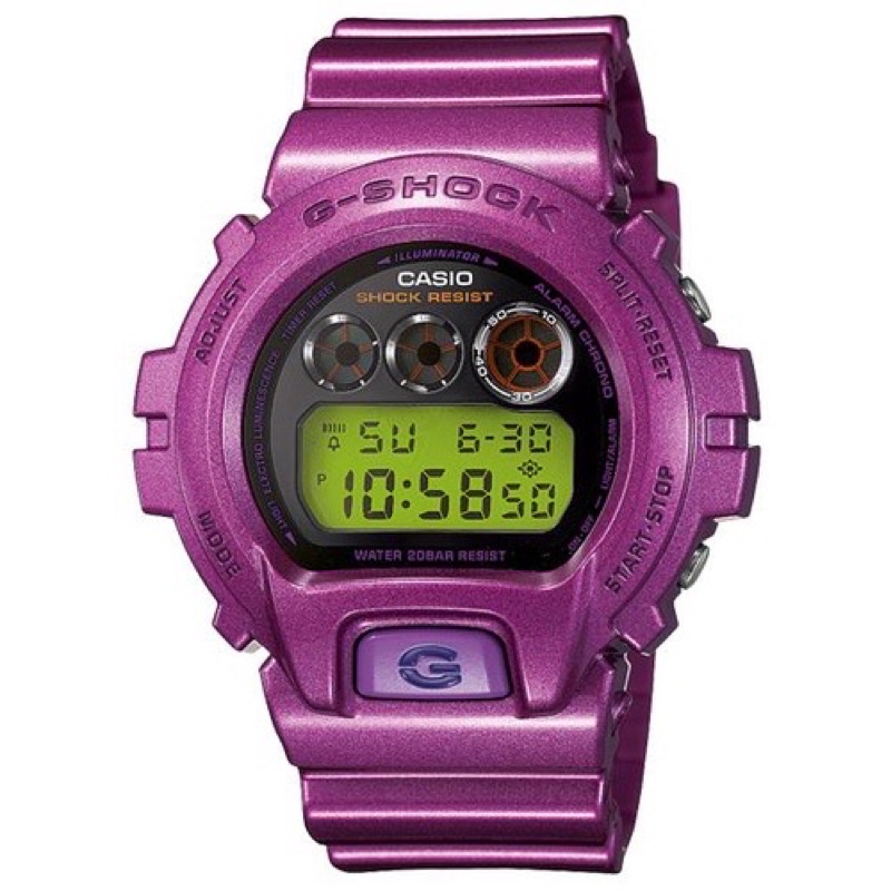 Casio Gshock Dw6900 Nb4 DW6900 NB4 Hulk Berry Pink Digital Sport