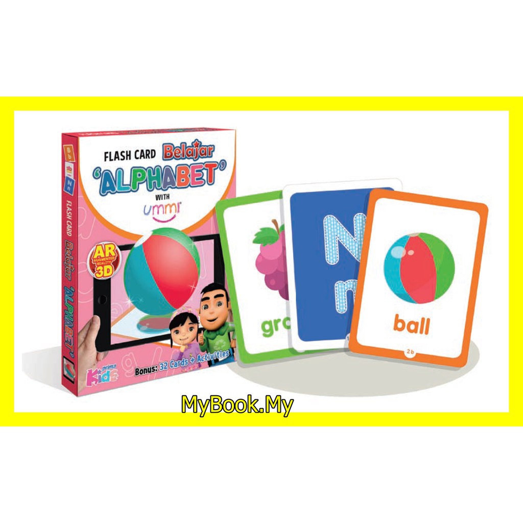 MyB : Flash Card Kad Imbasan Belajar Bersama Ummi ALPHABET (3D AR ...