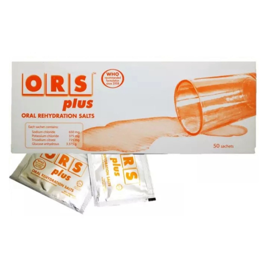 ORS PLUS Oral Rehydration Salts (Orange) | Shopee Malaysia