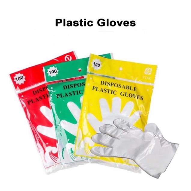 Disposable Plastic Gloves ( 100 pcs ) Shopee Malaysia