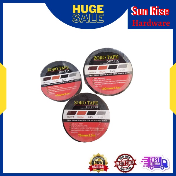 RISE ZORO TAPE DRY FIX Leak Proof Solution For Roof Ridges & Hips ...
