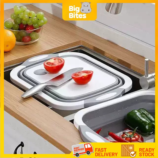 Cutting & Draining Multi-Function Chopping Board