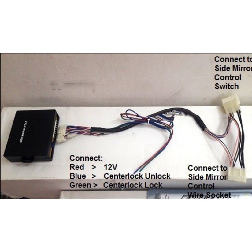 Toyota Estima ACR50 Auto Folding Side Mirror System Shopee Malaysia