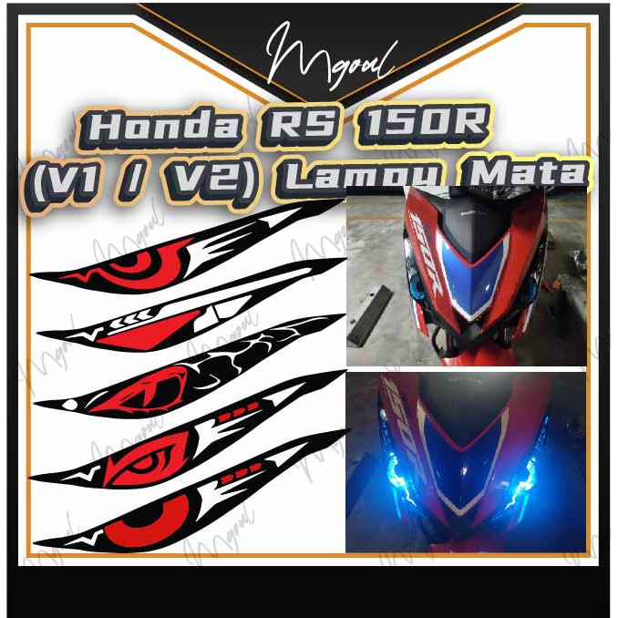[ReadyStock]High Grade Honda RS 150R Sticker Mata(Lampu RS 150) V1 & V2 ...