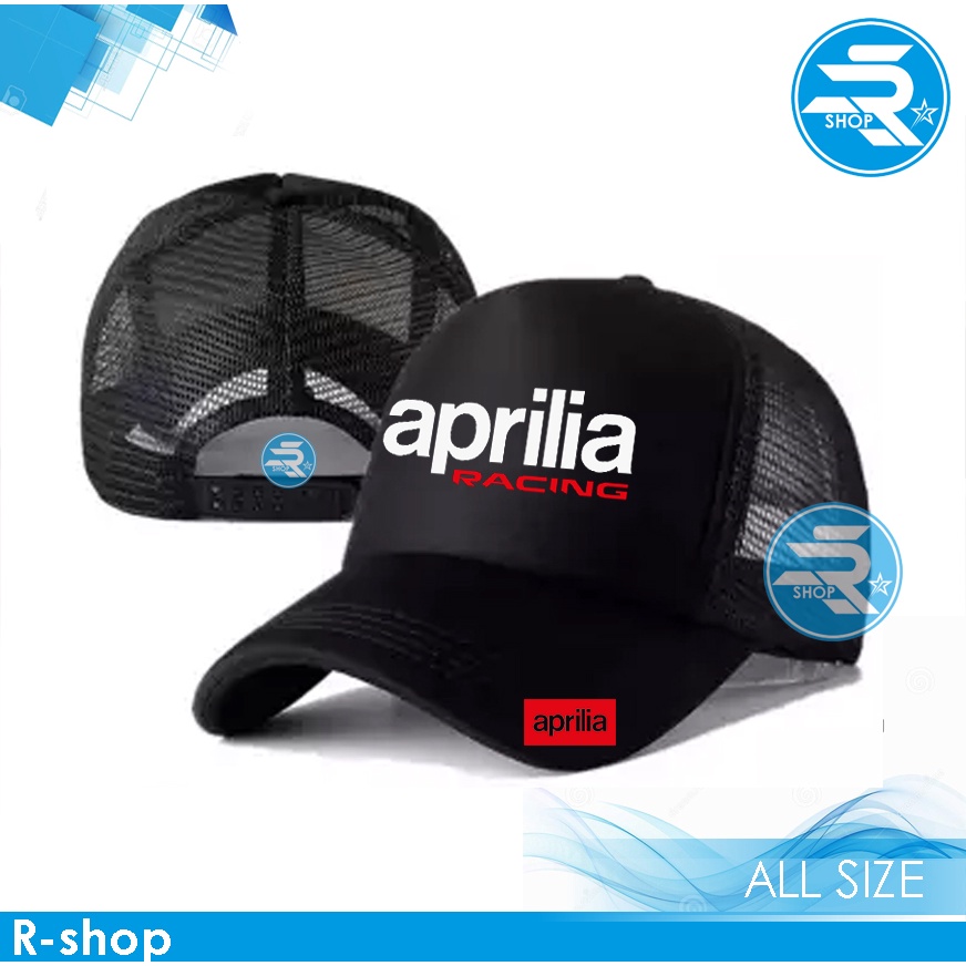 Aprilia Racing Mesh Trucker Hat Trucker Cap | Shopee Malaysia