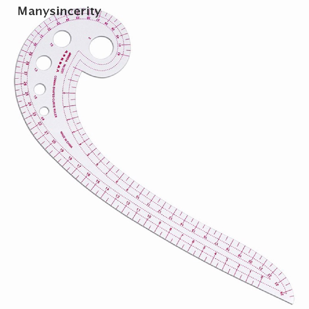 [Manysincerity] Multifunction Plastic French Curve Sewing Ruler Easy