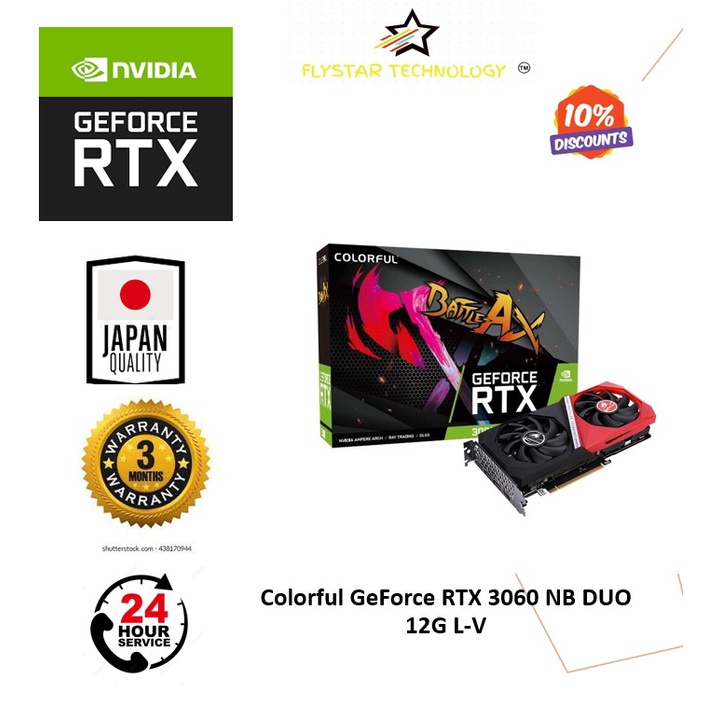 Colorful GeForce RTX 3060 NB DUO 12G L-V （5% SUPER DEALS) (FAST ...