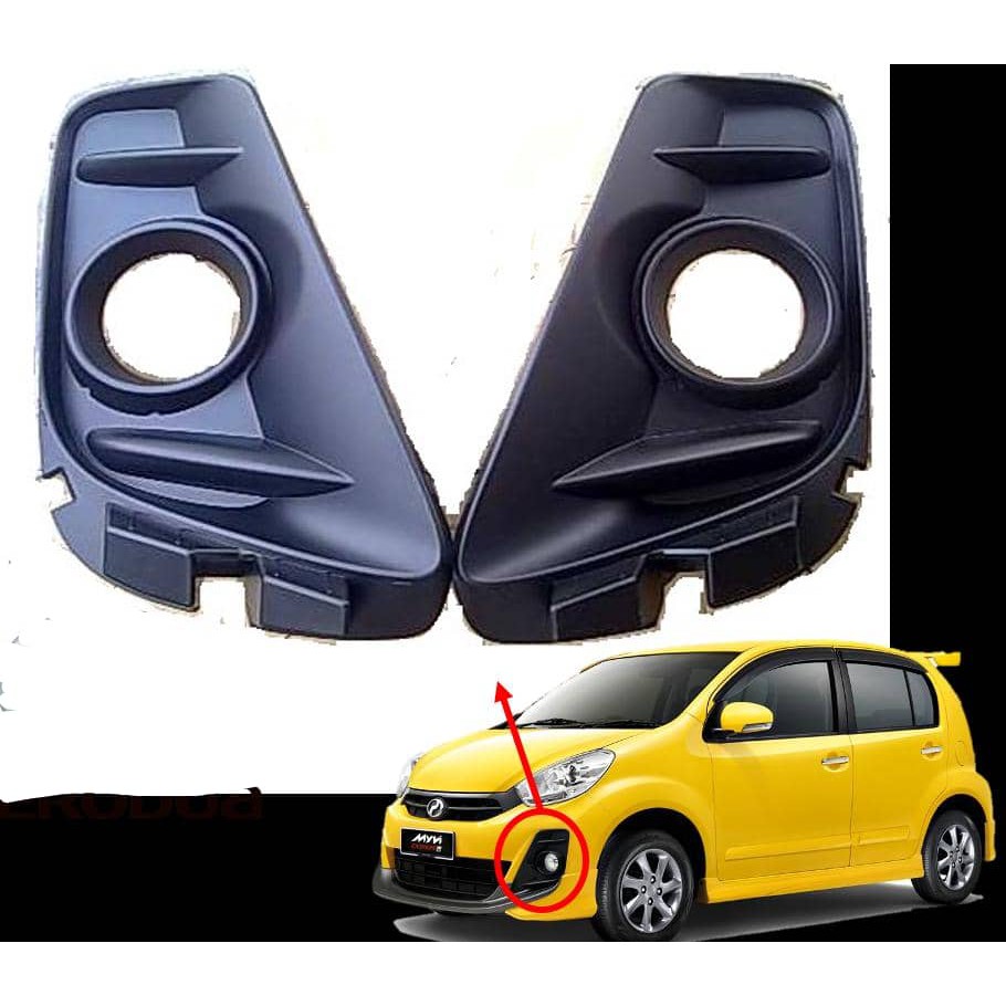 Myvi Extreme 2011 2014 / Sport Light Cover Fog Lamp Cover ( Right